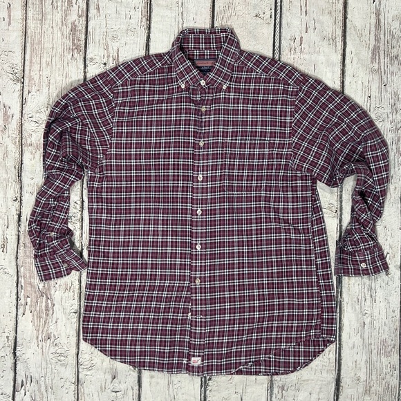 Vineyard Vines Murray Shirt Plaid Button Down Shirt Mens Long Sleeve - Picture 1 of 6